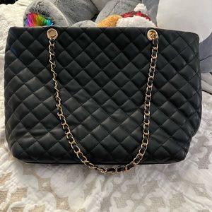 Chanel lookalike tote + matching wallet